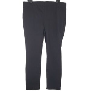 NYDJ Women's Black Pull On Straight Leg Jean In Stretch‎ Denim